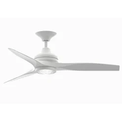 48" Indoor / Outdoor Metal and Wood LED Ceiling Fan