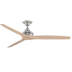 48" Indoor / Outdoor Metal and Wood Ceiling Fan