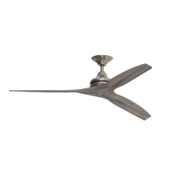 48" Indoor / Outdoor Metal and Wood Ceiling Fan