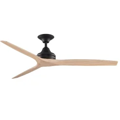 60" Indoor / Outdoor Metal and Wood Ceiling Fan