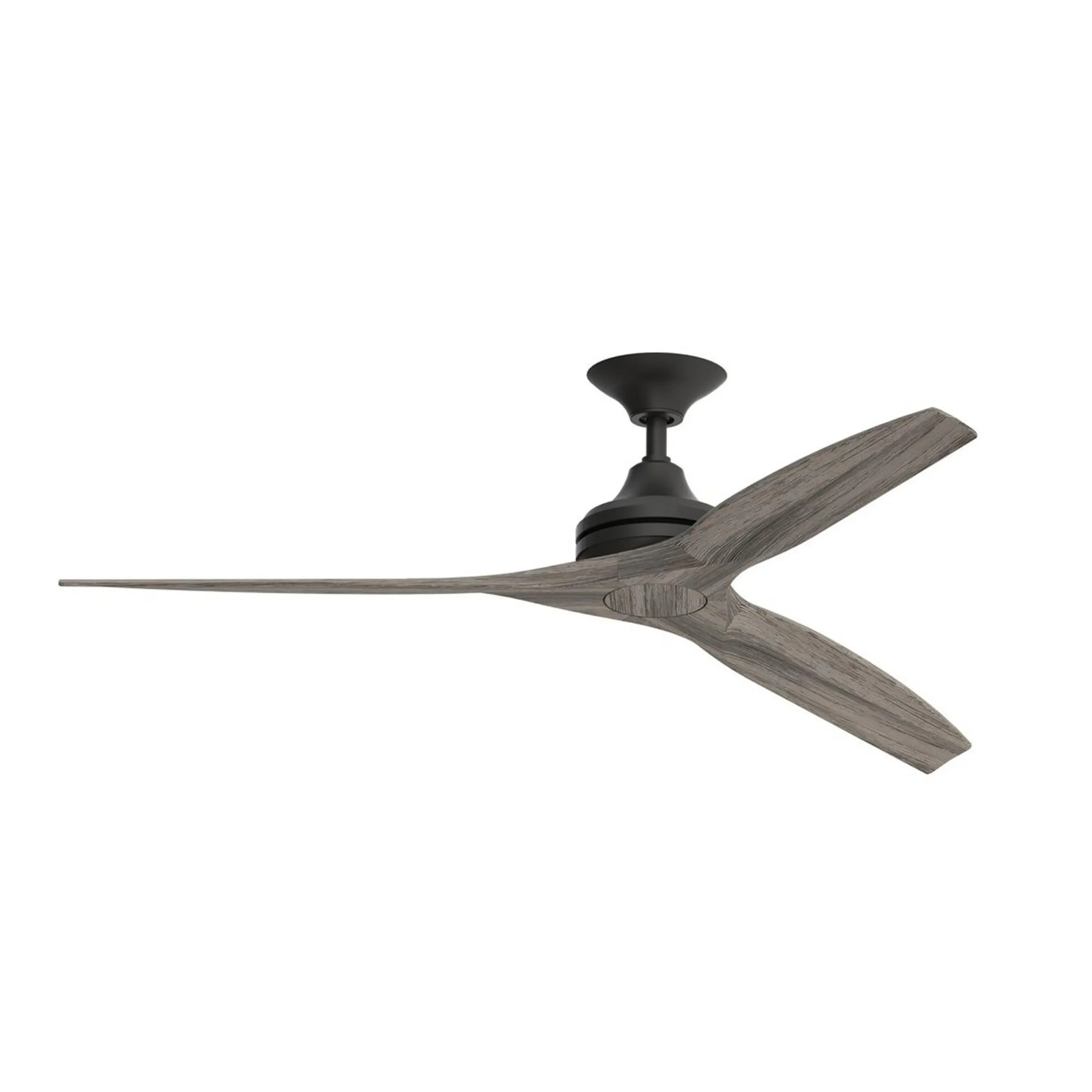 60" Indoor / Outdoor Metal and Wood Ceiling Fan