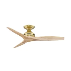 60" Indoor / Outdoor Metal and Wood Ceiling Fan