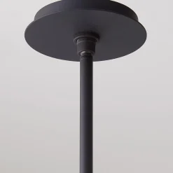 Industrial Banded Globe Pendant - Small