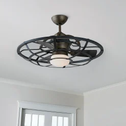 30" Industrial Cage Ceiling Fan