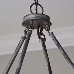 Industrial Farmhouse Ring Chandelier - 20 Light