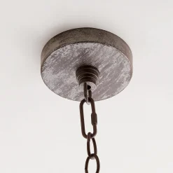 Industrial Farmhouse Ring Chandelier - 8 Light