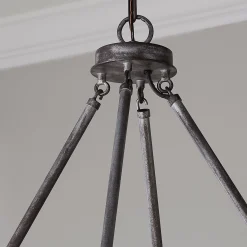 Industrial Farmhouse Ring Chandelier - 8 Light