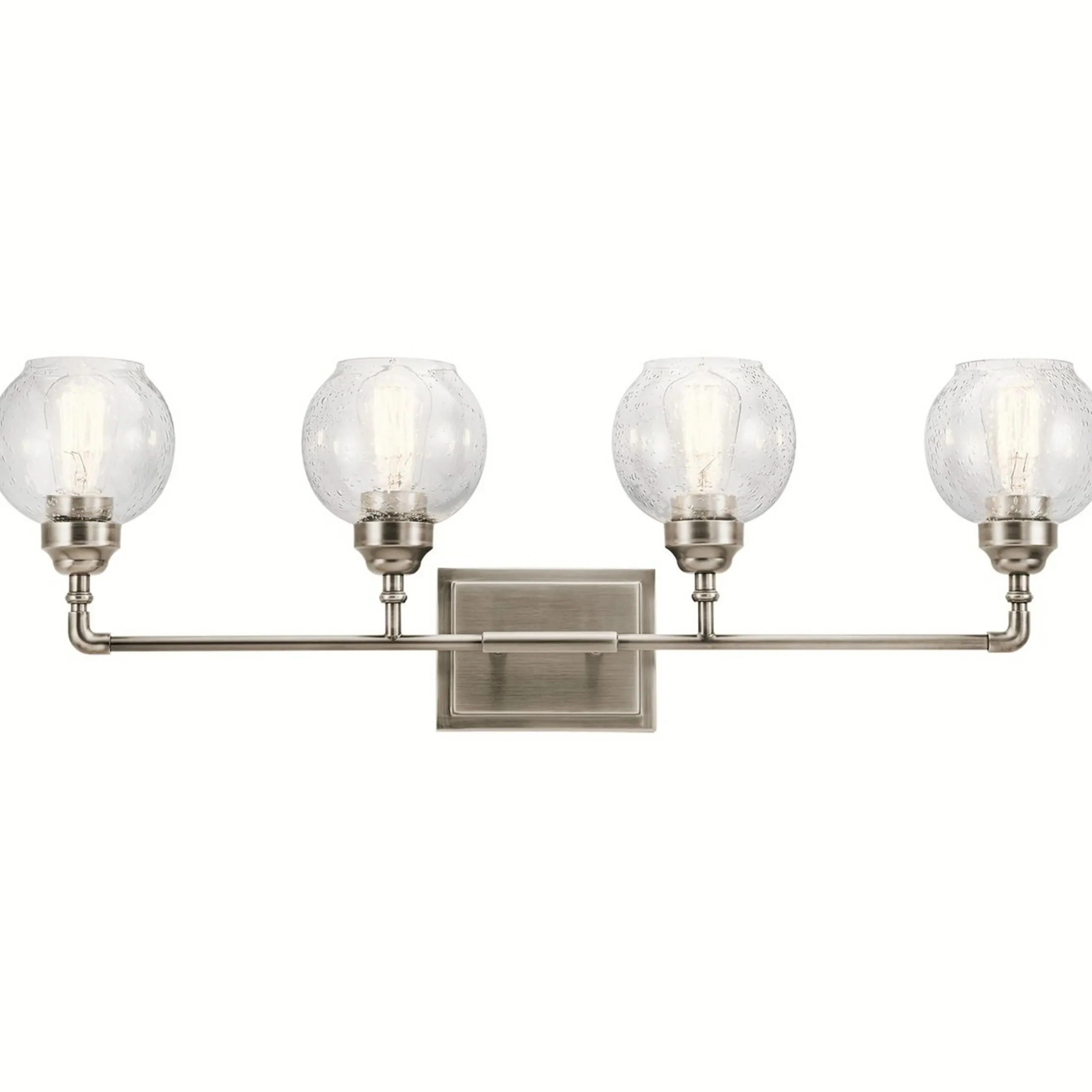 Industrial Historic Globe Vanity Light - 4 Light