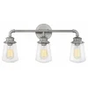 Industrial Minimalism Vanity Light - 3 Light