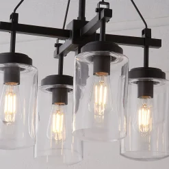 Industrial Oasis Outdoor Chandelier - 4 Light