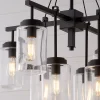 Industrial Oasis Outdoor Chandelier - 8 Light