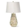 Inlaid Chevron Table Lamp