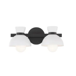 Janet Opaque Vanity Light - 2 Light