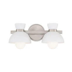 Janet Opaque Vanity Light - 2 Light