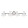 Janet Opaque Vanity Light - 4 Light