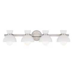 Janet Opaque Vanity Light - 4 Light