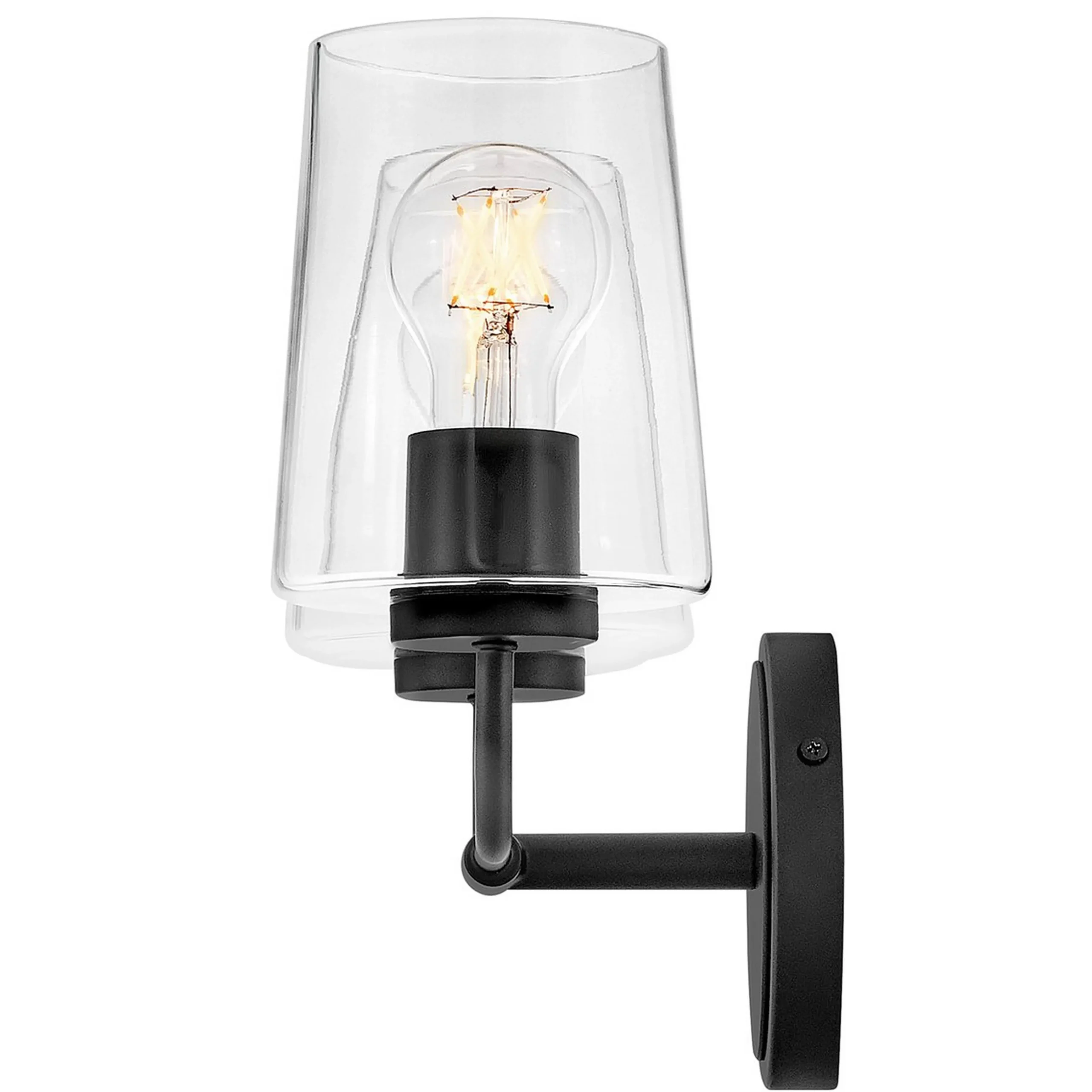 Jeida Clear Glass Vanity Light - 2 Light