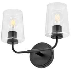 Jeida Clear Glass Vanity Light - 2 Light