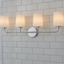 Jeida Opal Glass Vanity Light - 4 Light