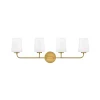 Jeida Opal Glass Vanity Light - 4 Light