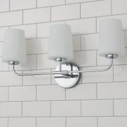 Jeida Opal Glass Vanity Light - 3 Light