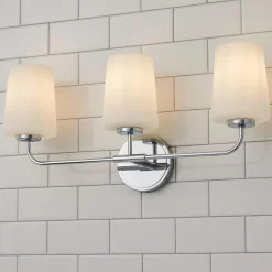 Jeida Opal Glass Vanity Light - 3 Light