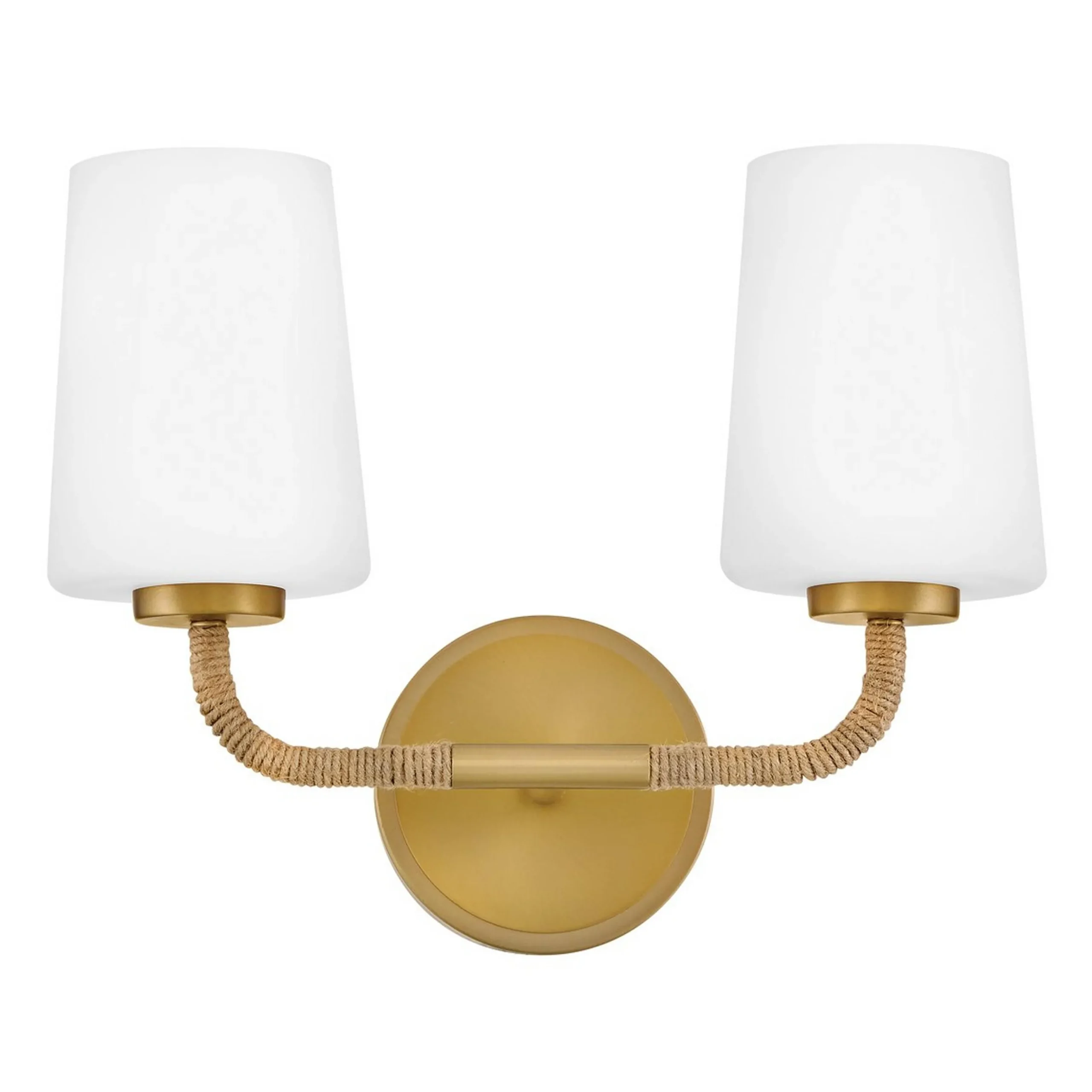 Jeida Rope Wrapped Vanity Light - 2 Light