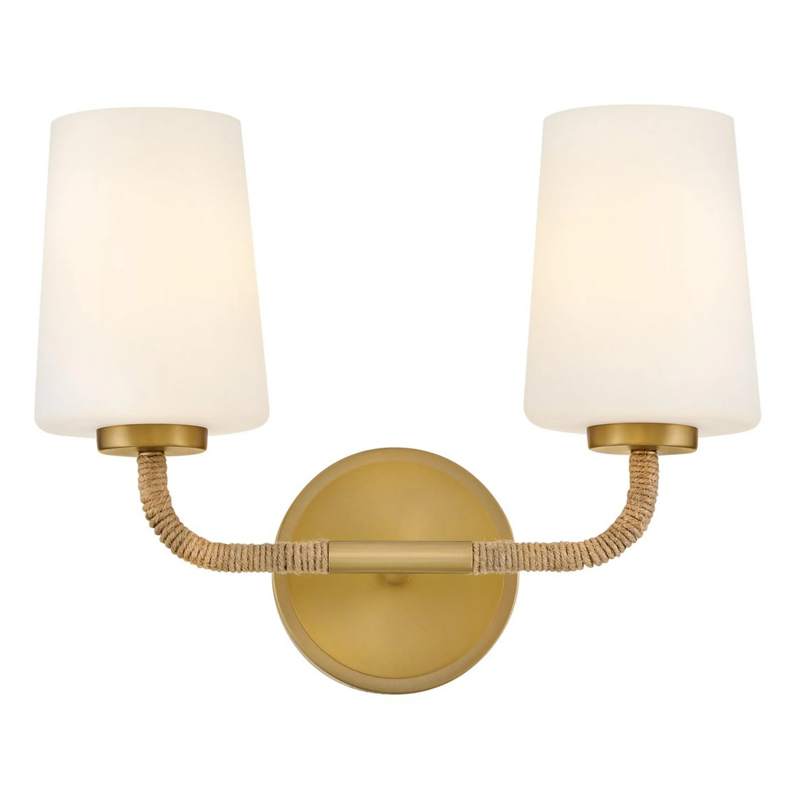 Jeida Rope Wrapped Vanity Light - 2 Light