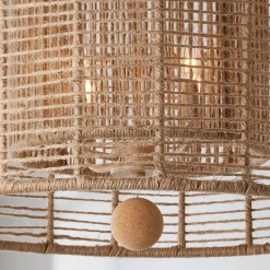 Jute Veil Chandelier - 4 Light