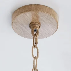 Jute Veil Chandelier - 4 Light