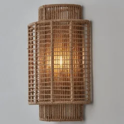 Jute Veil Sconce