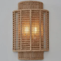 Jute Veil Sconce