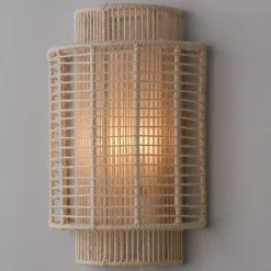 Jute Veil Sconce
