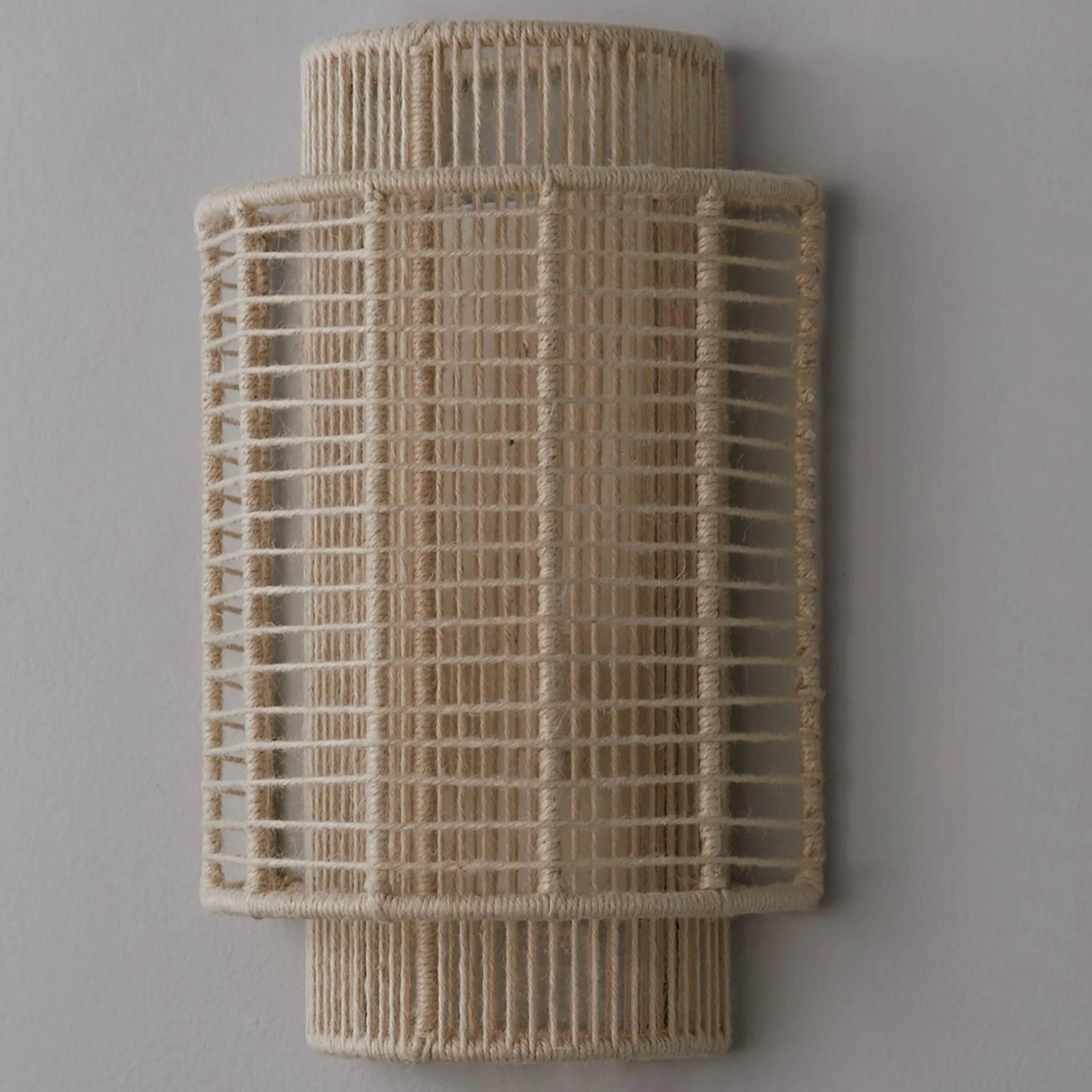 Jute Veil Sconce