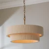 Kalini Double Drum Convertible Chandelier
