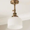 Kelsey Convertible Ceiling Light - Dome Frosted