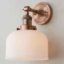 Kelsey Convertible Ceiling Light - Dome Frosted