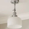 Kelsey Convertible Ceiling Light - Dome Frosted