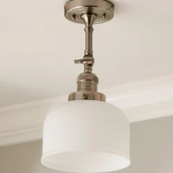Kelsey Convertible Ceiling Light - Dome Frosted