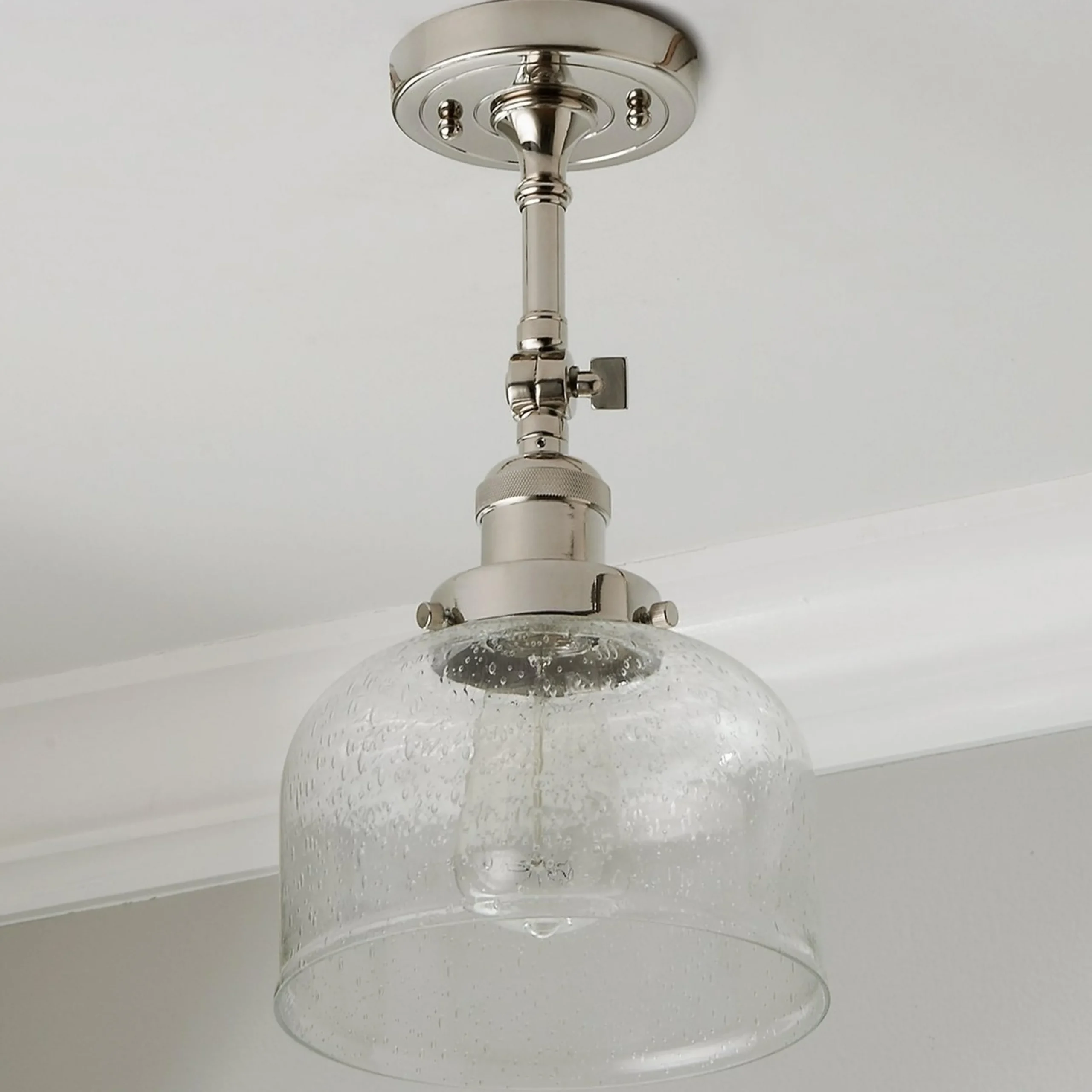 Kelsey Convertible Ceiling Light - Dome Seeded