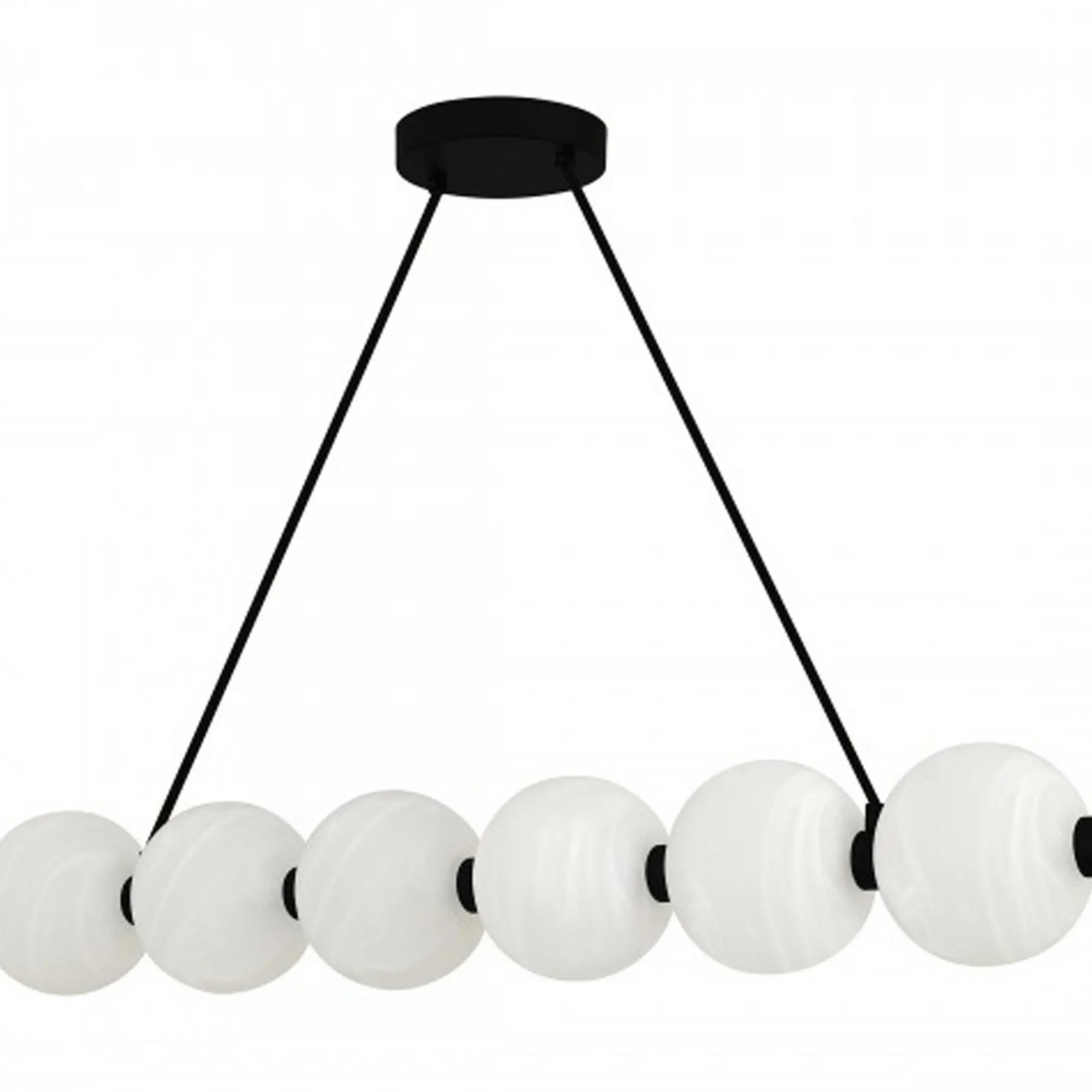 Kinematic LED Island Chandelier