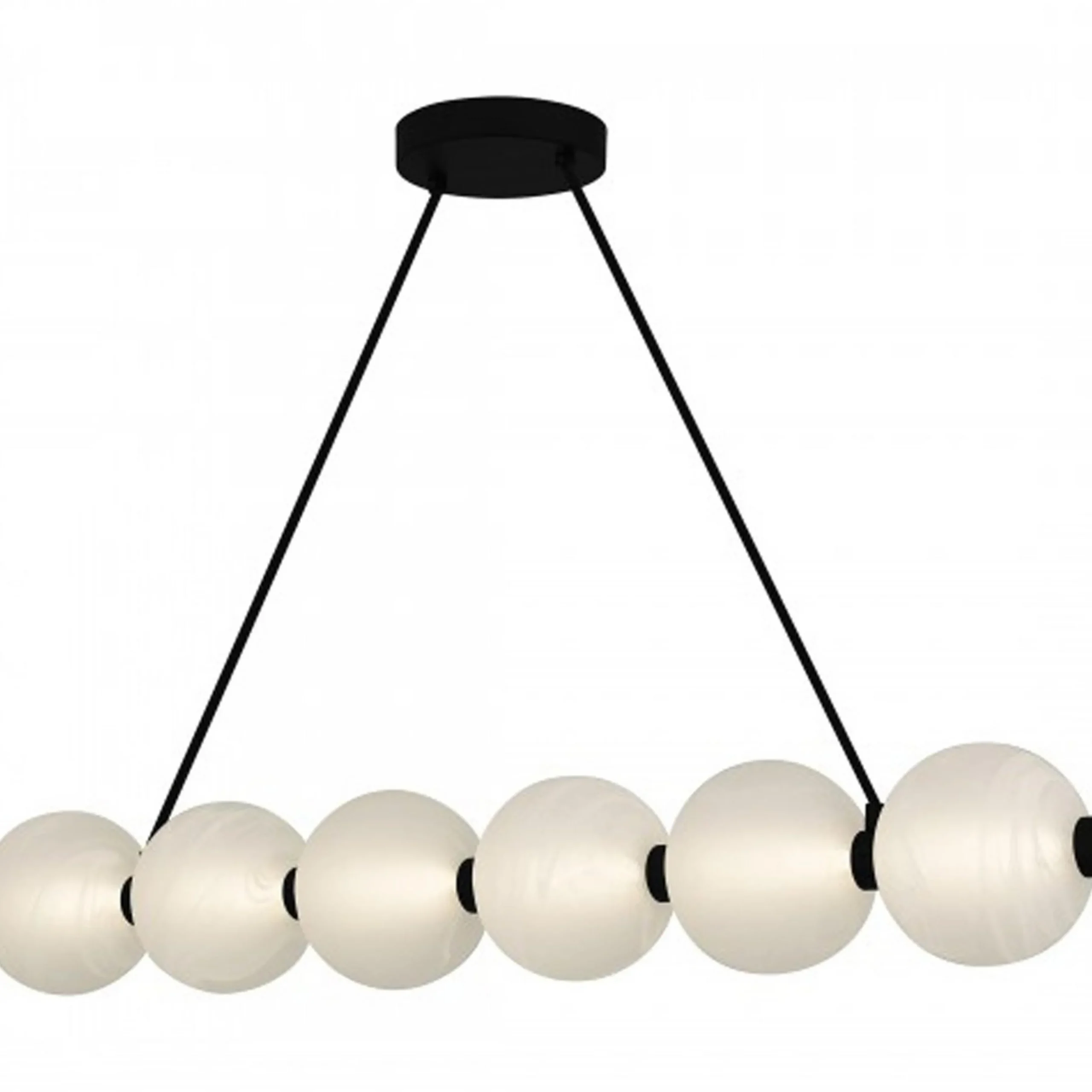 Kinematic LED Island Chandelier