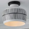 Laminae Semi-Flush Ceiling Light