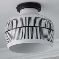 Laminae Semi-Flush Ceiling Light
