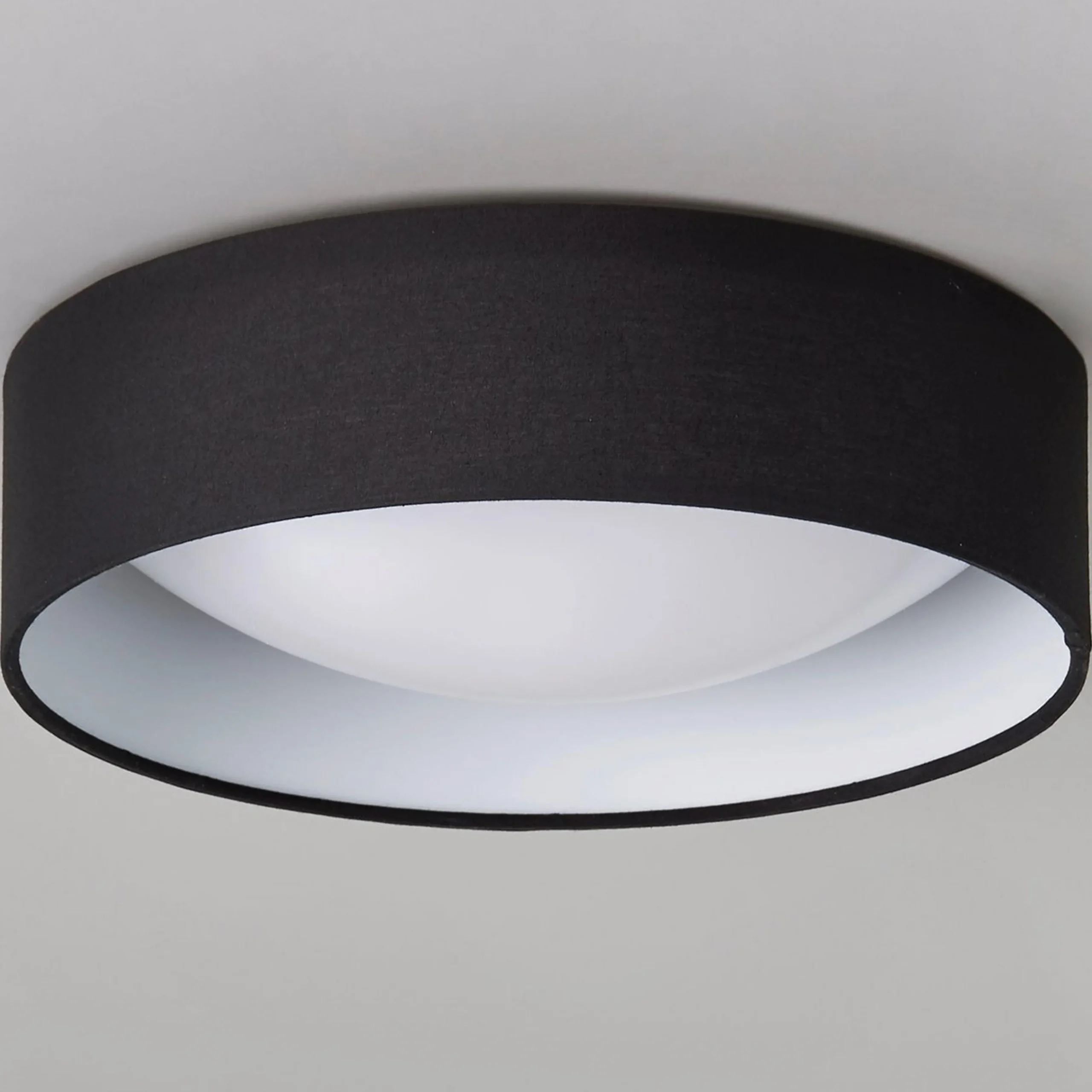 11" LED Linen Shade Ceiling Light