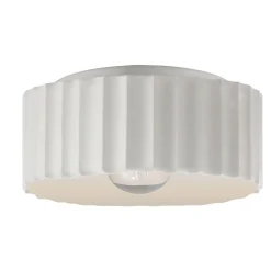 Lemnos Ceramic Ceiling Light - Large - Bisque