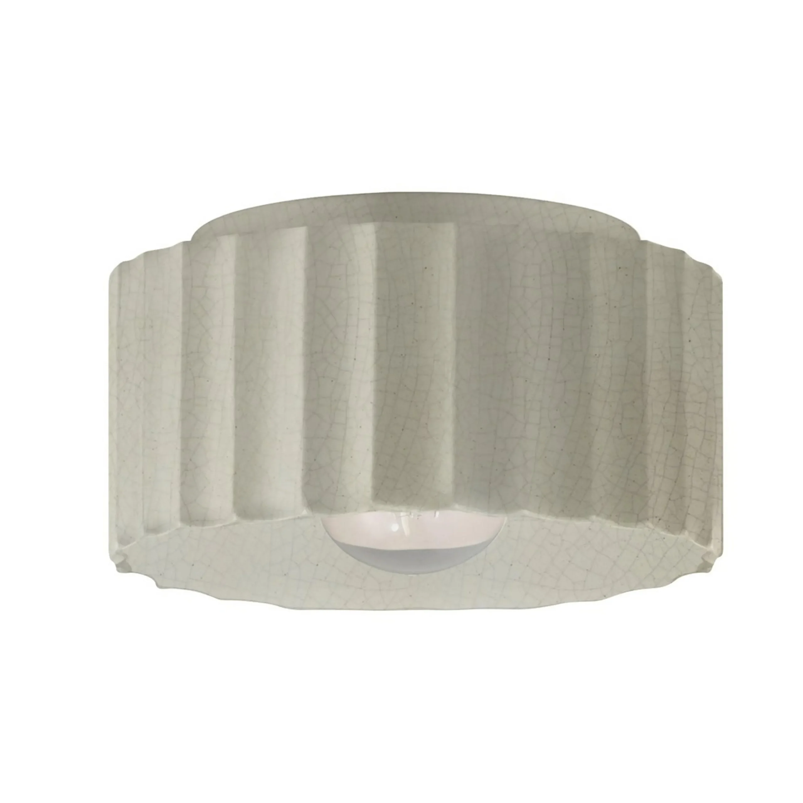 Lemnos Ceramic Ceiling Light - Medium - Crackle
