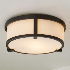 Lenora Opal Glass Ceiling Light - Small