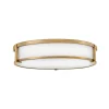 Lenora Opal Glass Ceiling Light - Large