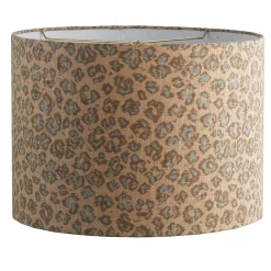 16" Leopard Print Drum Shade